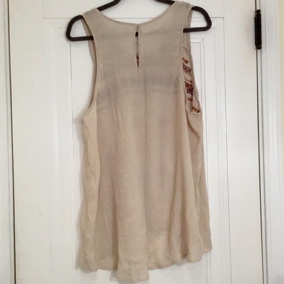 Maurices Embroidered and Lace Sleeveless Shirt - Picture 5 of 6